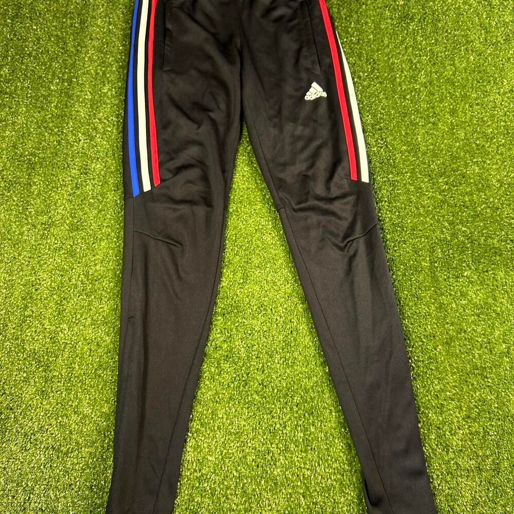Adidas Women's Black and Navy Joggers-tracksuits